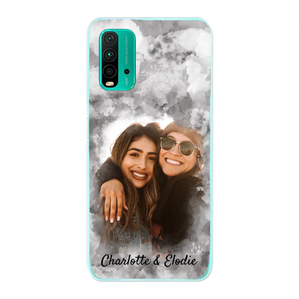 Votre photo (style aquarelle) - Coque de téléphone personnalisée