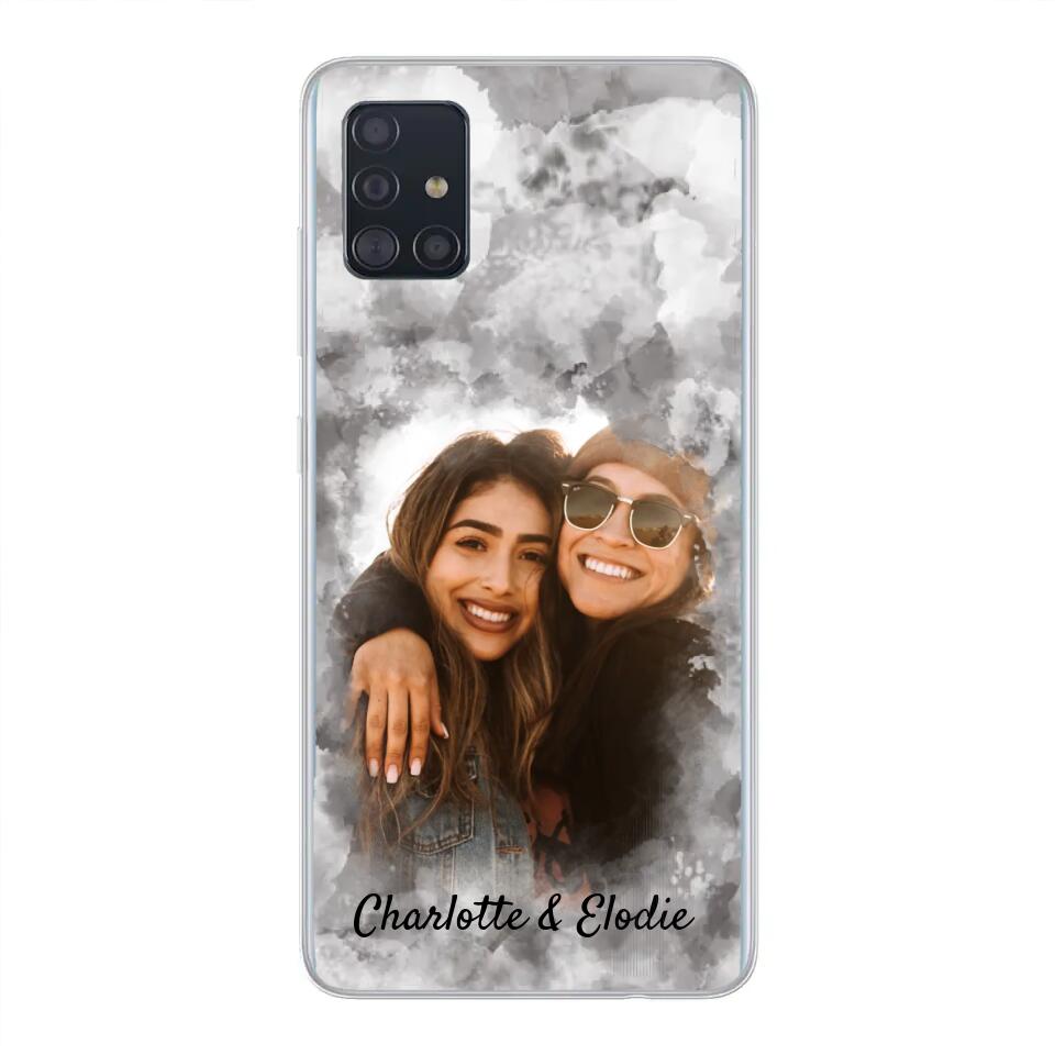 Votre photo (style aquarelle) - Coque de téléphone personnalisée