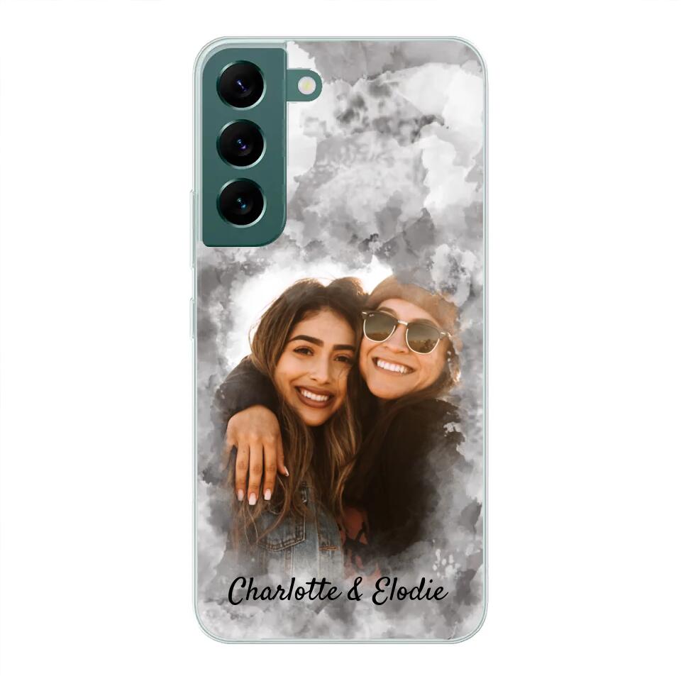 Votre photo (style aquarelle) - Coque de téléphone personnalisée