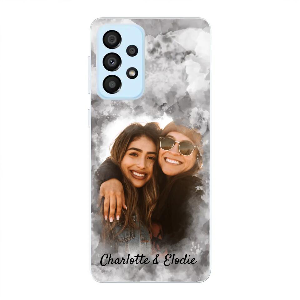 Votre photo (style aquarelle) - Coque de téléphone personnalisée