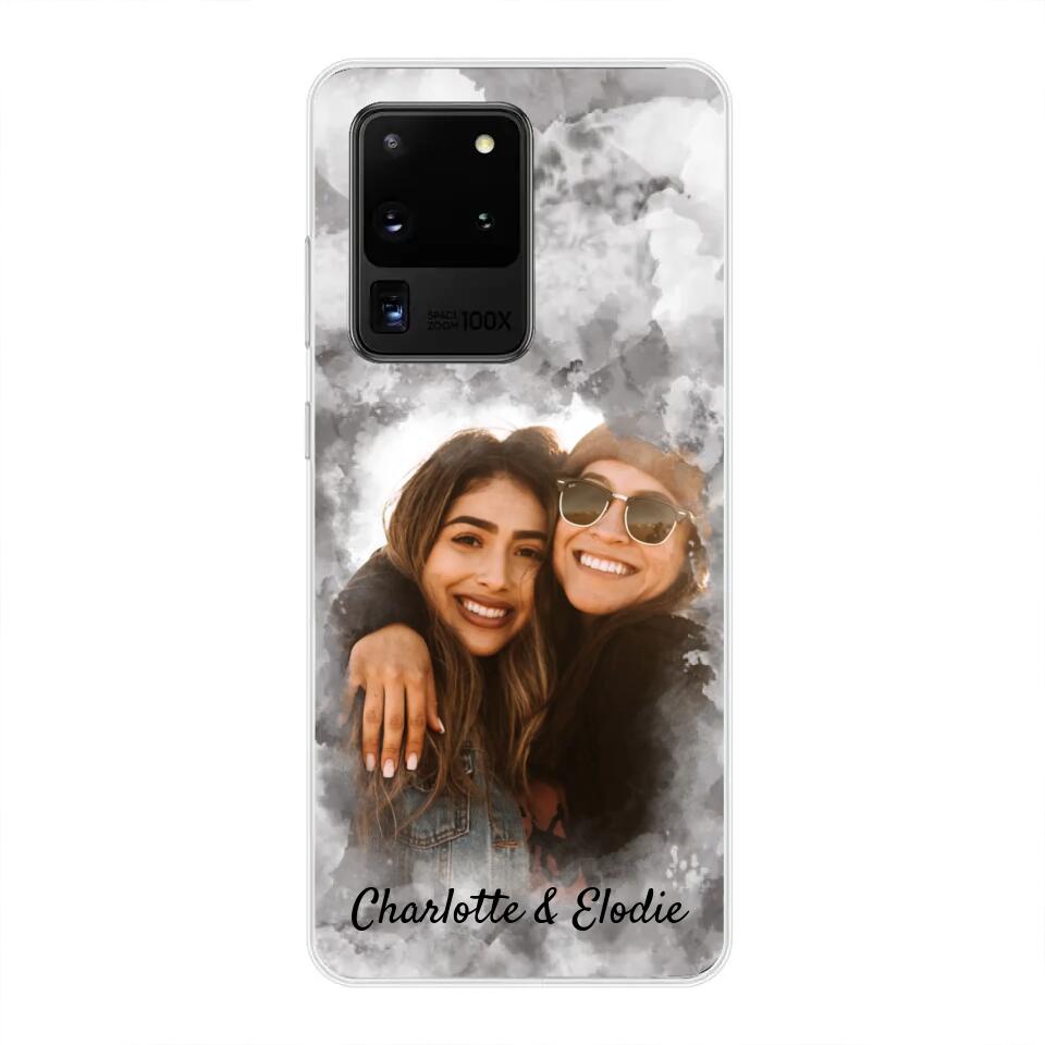 Votre photo (style aquarelle) - Coque de téléphone personnalisée