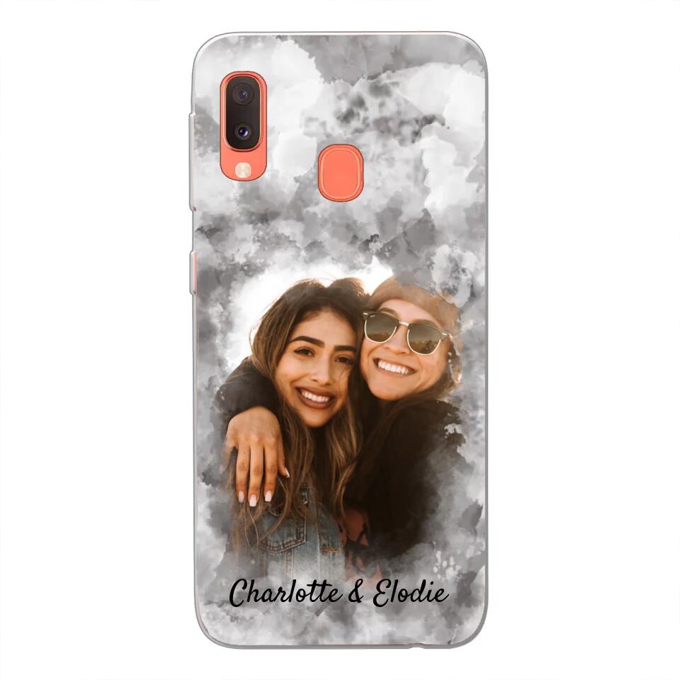 Votre photo (style aquarelle) - Coque de téléphone personnalisée