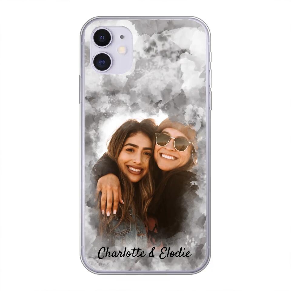 Votre photo (style aquarelle) - Coque de téléphone personnalisée