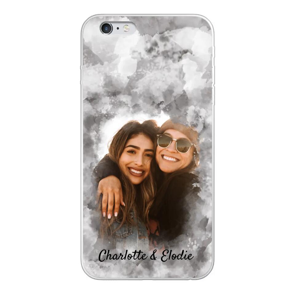 Votre photo (style aquarelle) - Coque de téléphone personnalisée