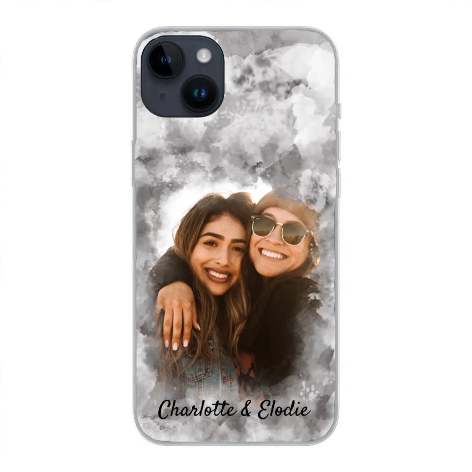Votre photo (style aquarelle) - Coque de téléphone personnalisée