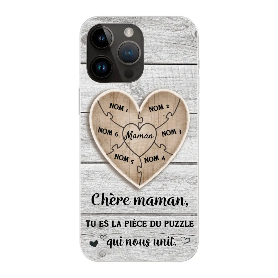Pièce de puzzle - Coque de téléphone personnalisée