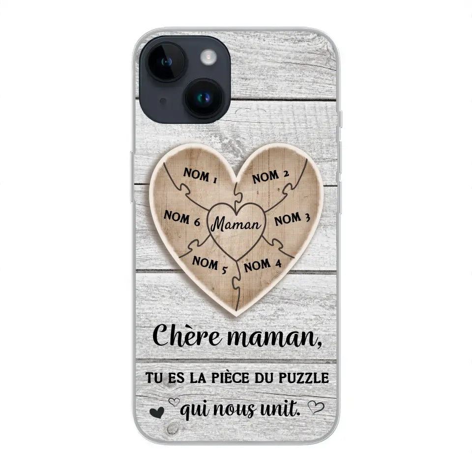 Pièce de puzzle - Coque de téléphone personnalisée