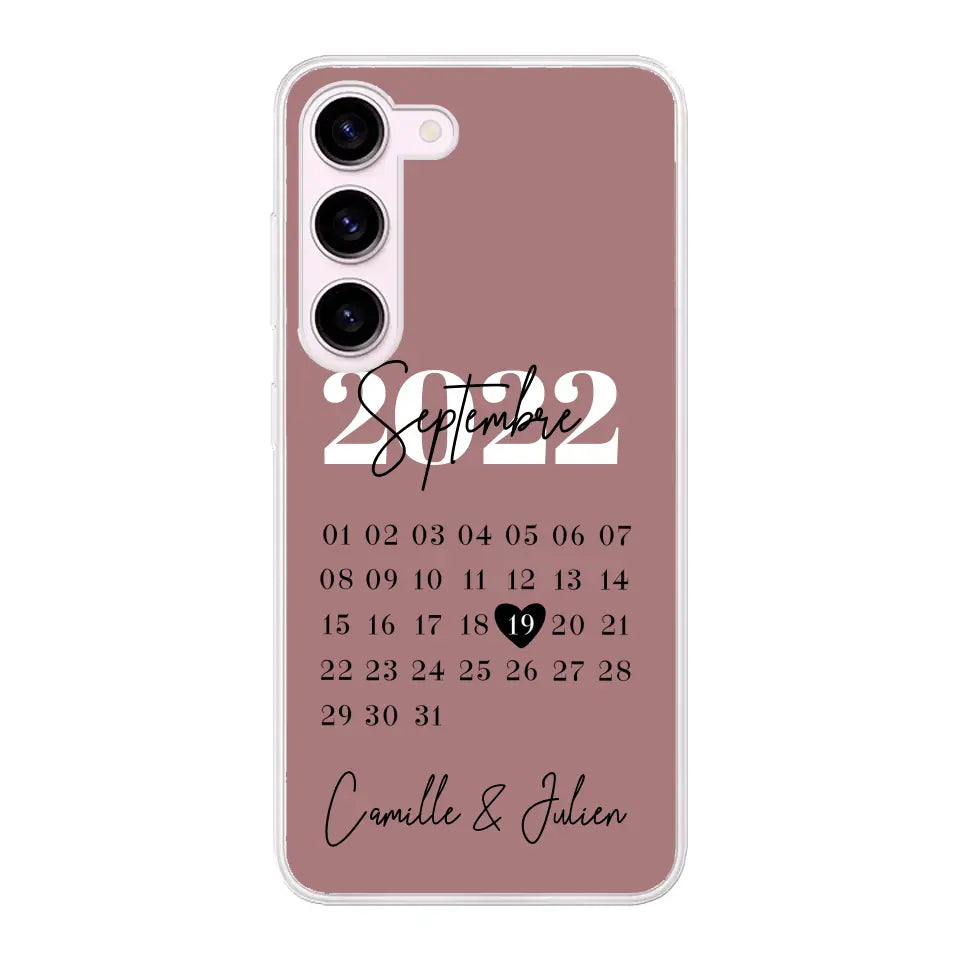 Une journée spéciale - coque de téléphone personnalisée