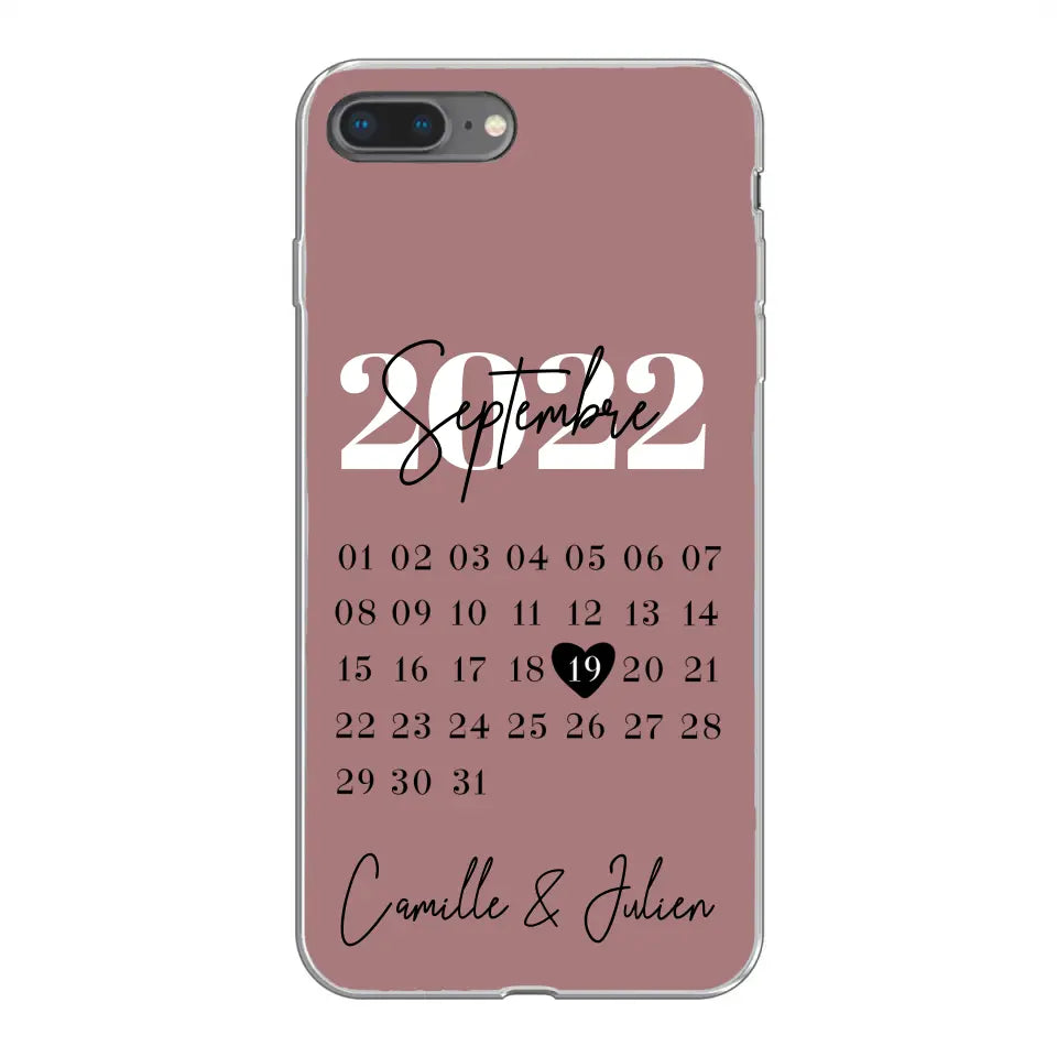 Une journée spéciale - coque de téléphone personnalisée