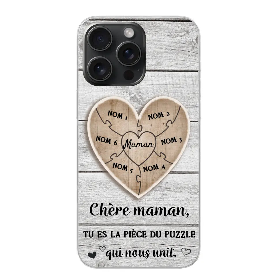 Pièce de puzzle - Coque de téléphone personnalisée