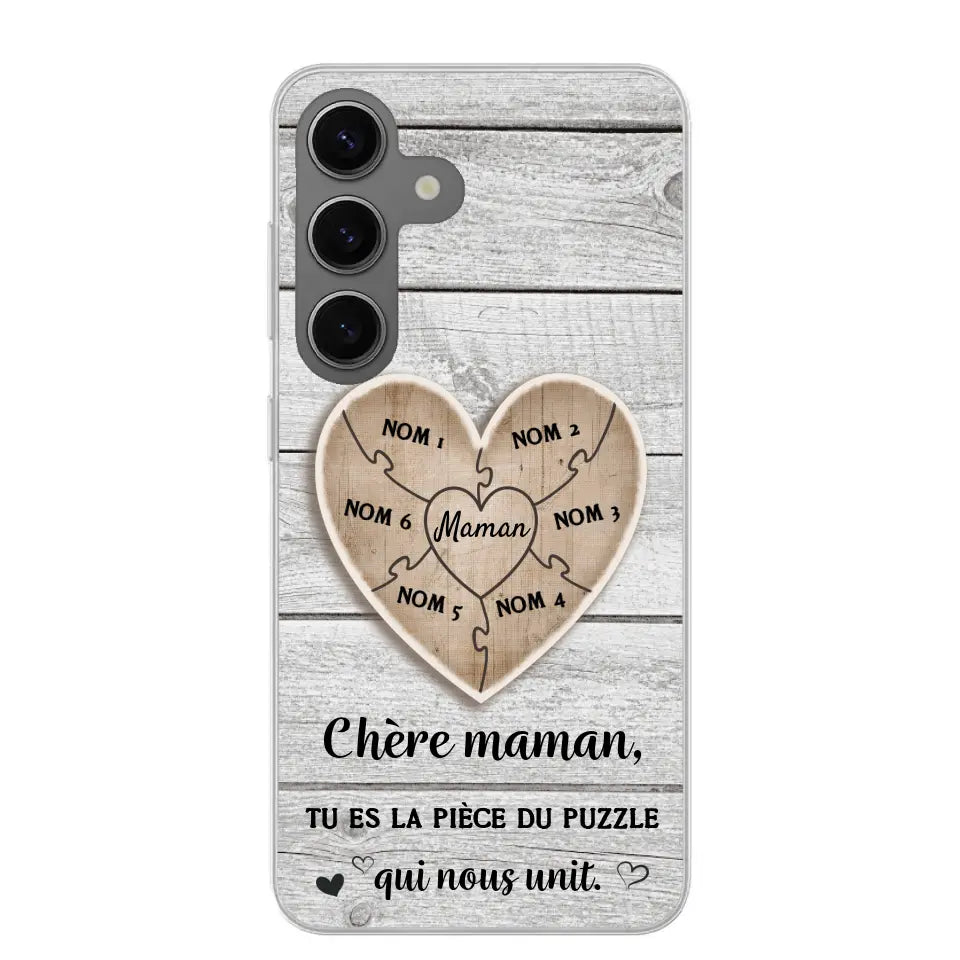 Pièce de puzzle - Coque de téléphone personnalisée