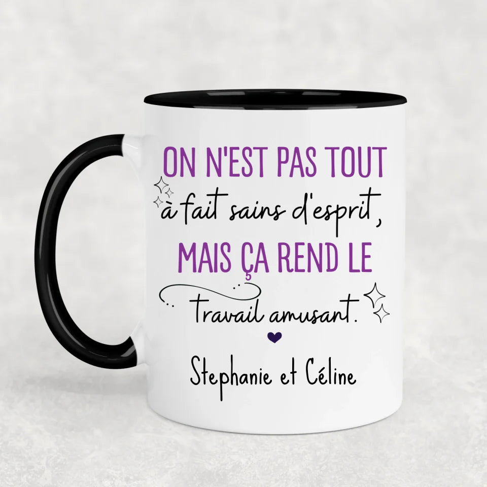 Pas tout à fait normal - Mug personnalisé
