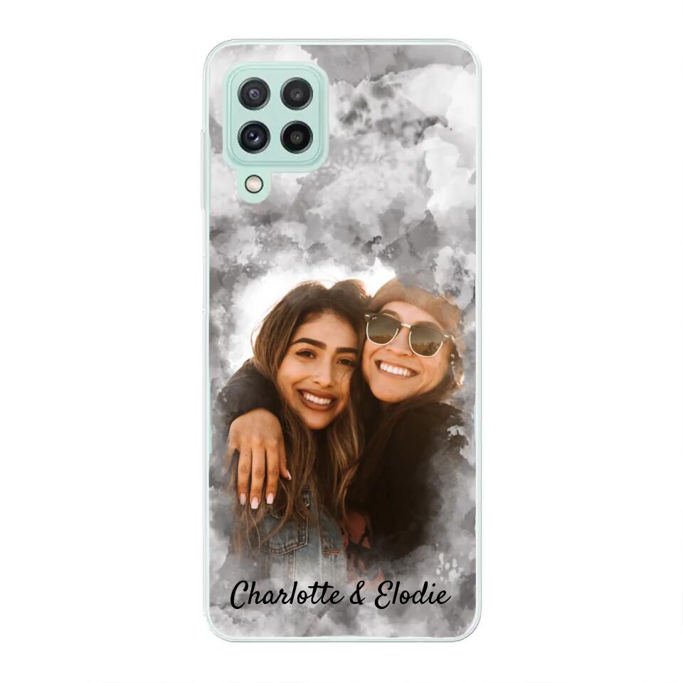 Votre photo (style aquarelle) - Coque de téléphone personnalisée