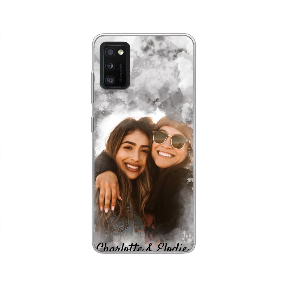 Votre photo (style aquarelle) - Coque de téléphone personnalisée