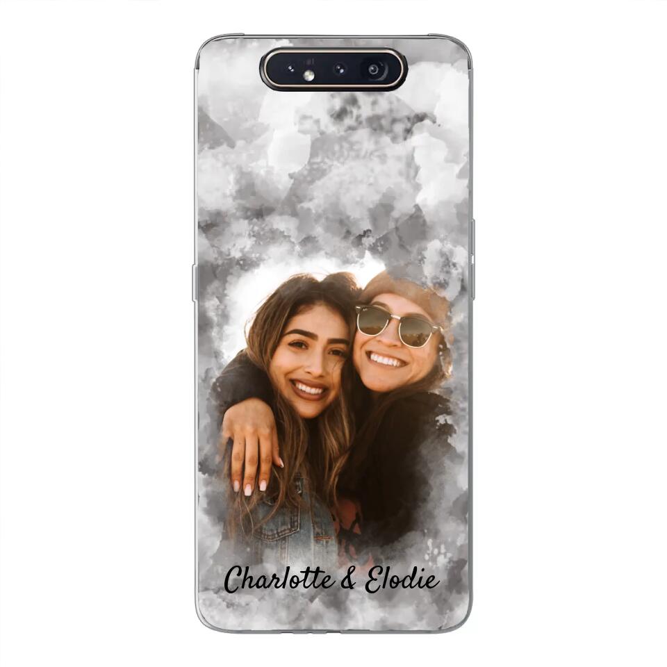 Votre photo (style aquarelle) - Coque de téléphone personnalisée