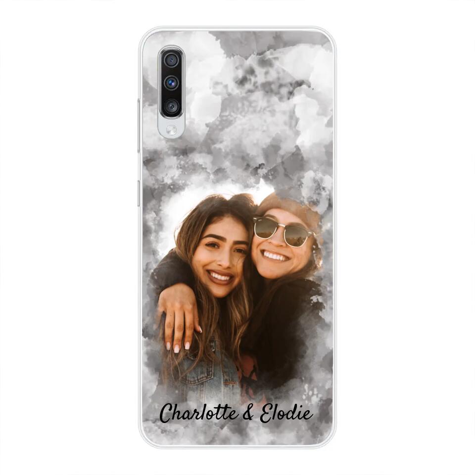 Votre photo (style aquarelle) - Coque de téléphone personnalisée