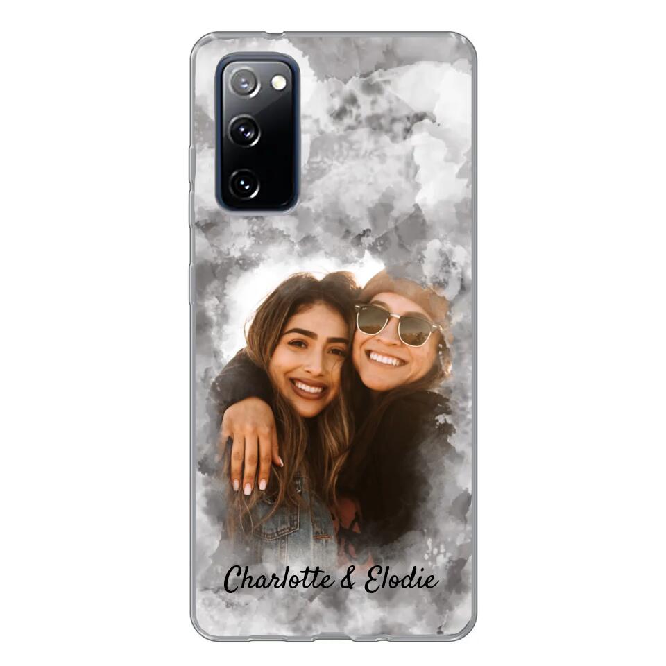 Votre photo (style aquarelle) - Coque de téléphone personnalisée