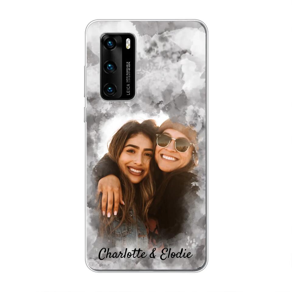 Votre photo (style aquarelle) - Coque de téléphone personnalisée