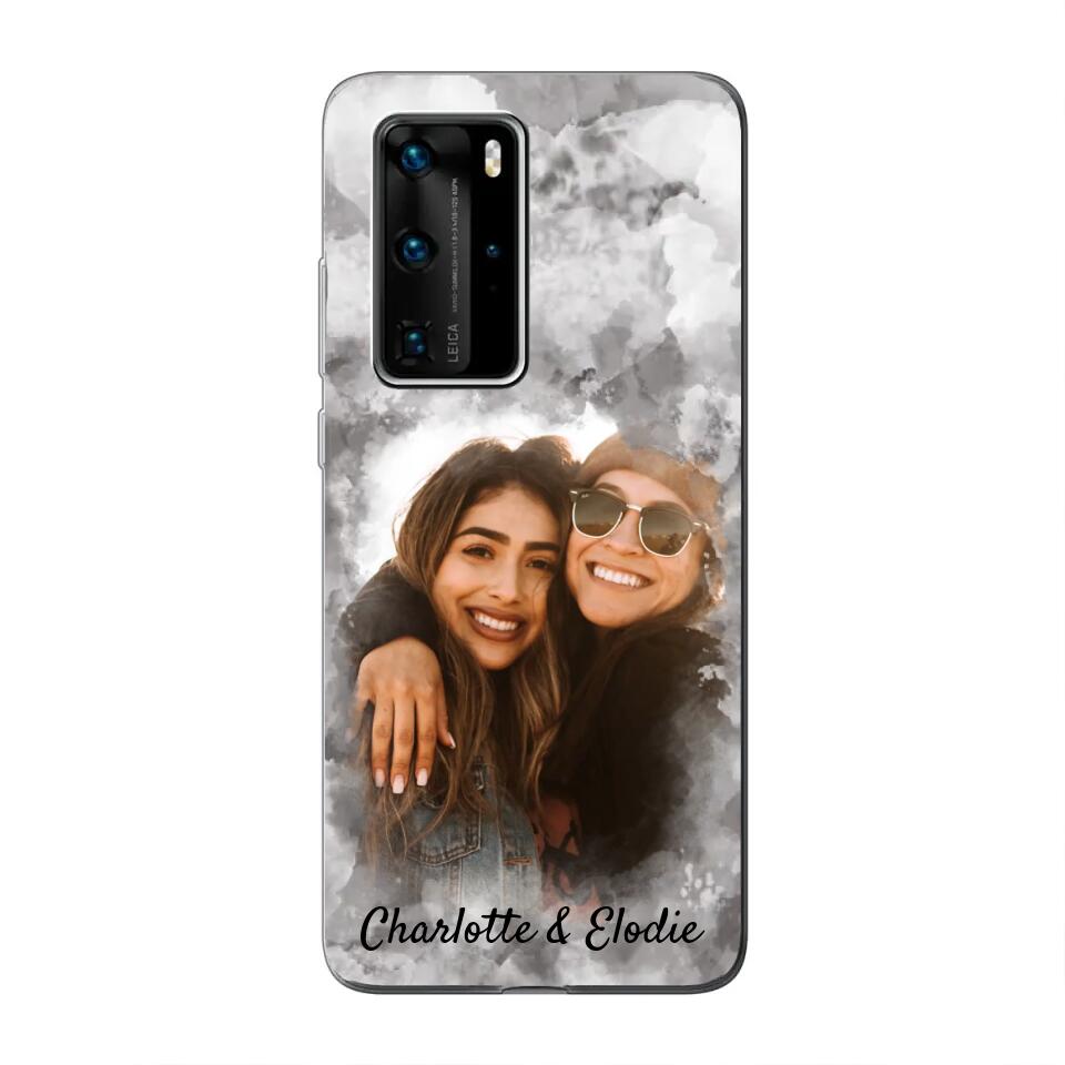 Votre photo (style aquarelle) - Coque de téléphone personnalisée