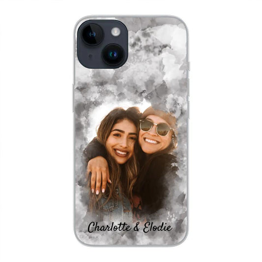 Votre photo (style aquarelle) - Coque de téléphone personnalisée