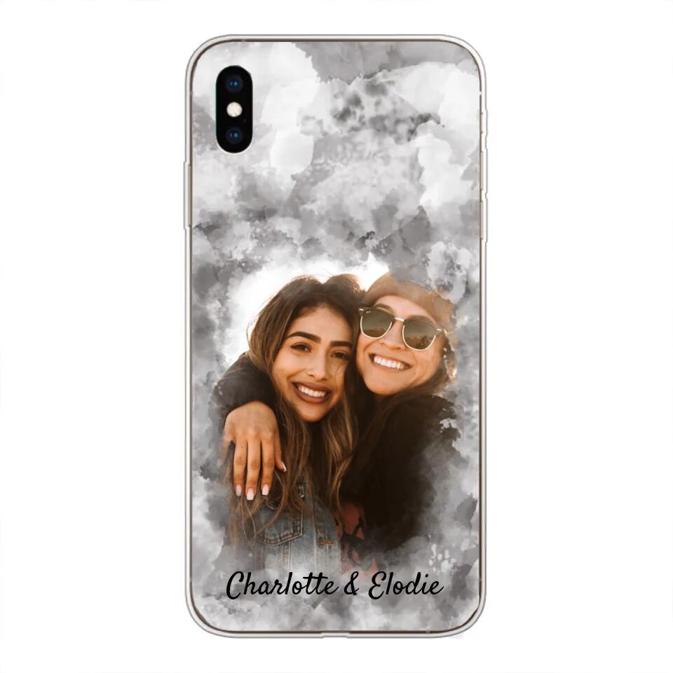 Votre photo (style aquarelle) - Coque de téléphone personnalisée