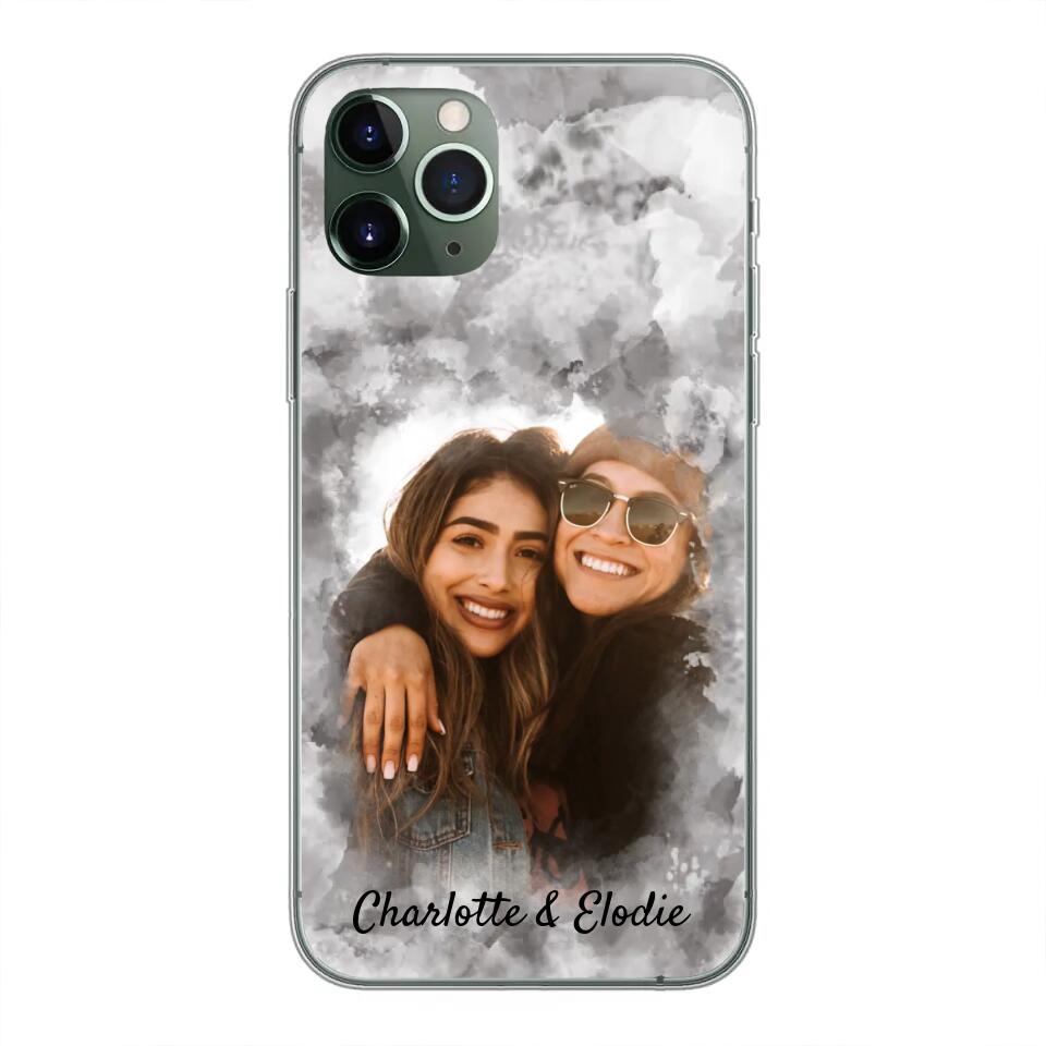 Votre photo (style aquarelle) - Coque de téléphone personnalisée