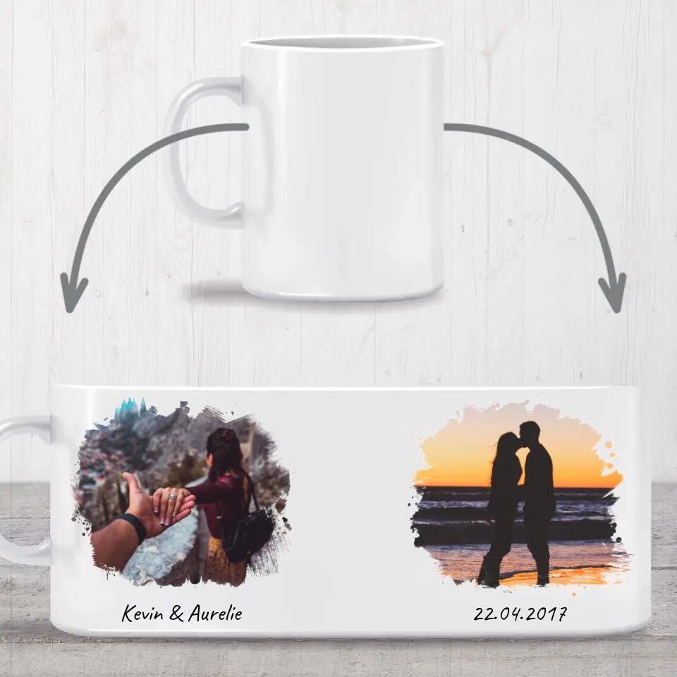 Tache de couleur photo - Mug personnalisé