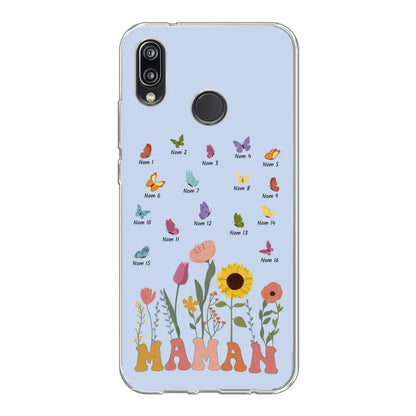 Prairie et papillons - Coque de téléphone personnalisée
