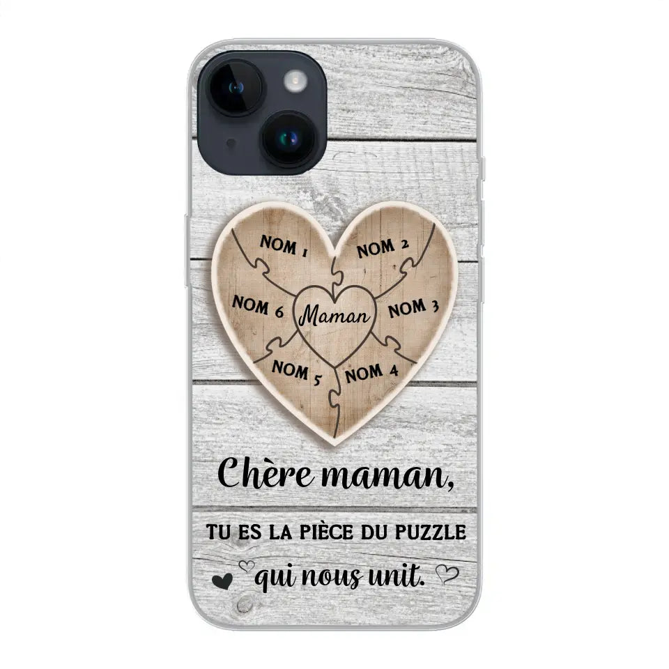 Pièce de puzzle - Coque de téléphone personnalisée