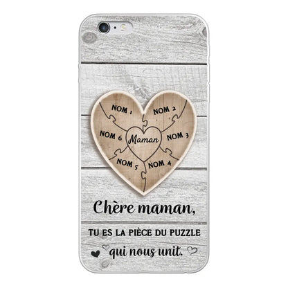 Pièce de puzzle - Coque de téléphone personnalisée