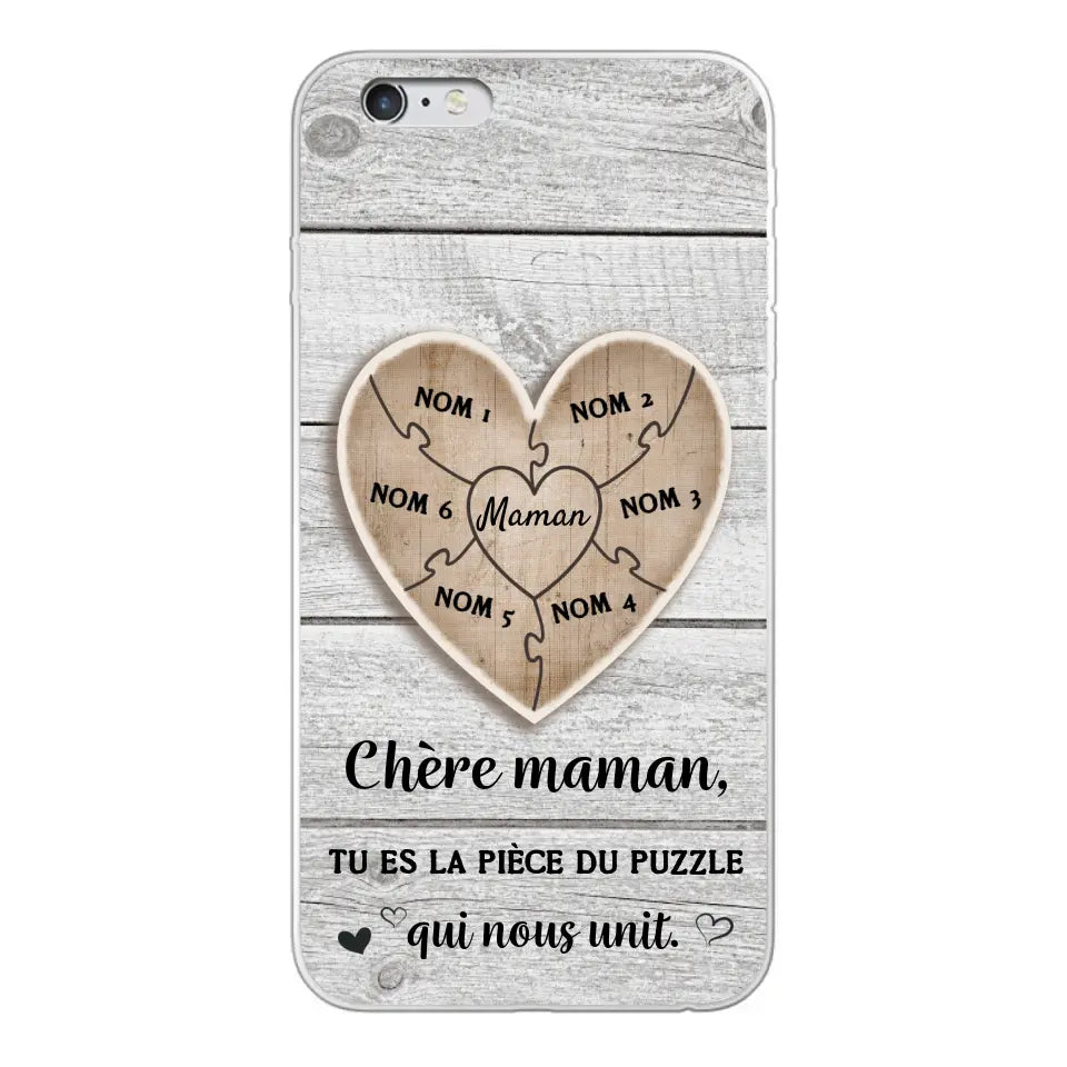Pièce de puzzle - Coque de téléphone personnalisée