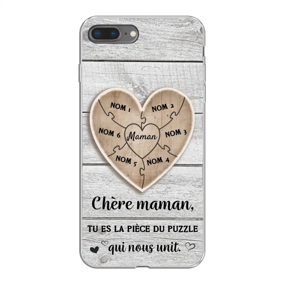 Pièce de puzzle - Coque de téléphone personnalisée