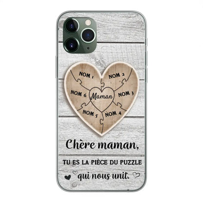 Pièce de puzzle - Coque de téléphone personnalisée