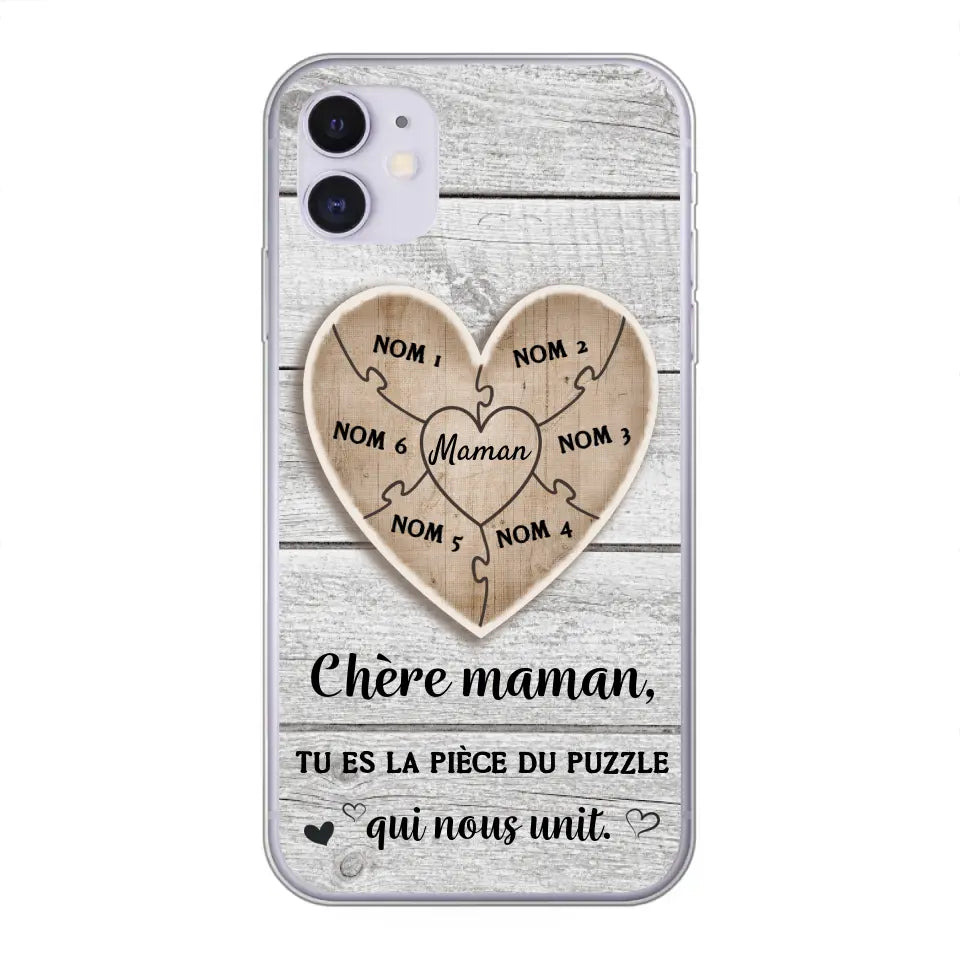 Pièce de puzzle - Coque de téléphone personnalisée