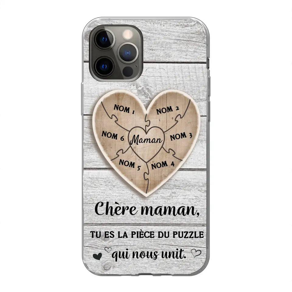 Pièce de puzzle - Coque de téléphone personnalisée