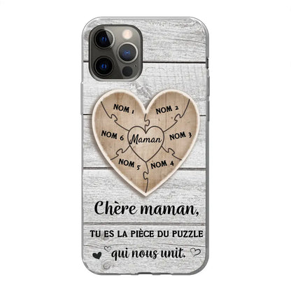 Pièce de puzzle - Coque de téléphone personnalisée