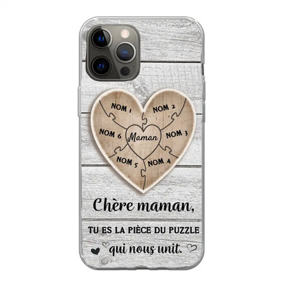 Pièce de puzzle - Coque de téléphone personnalisée