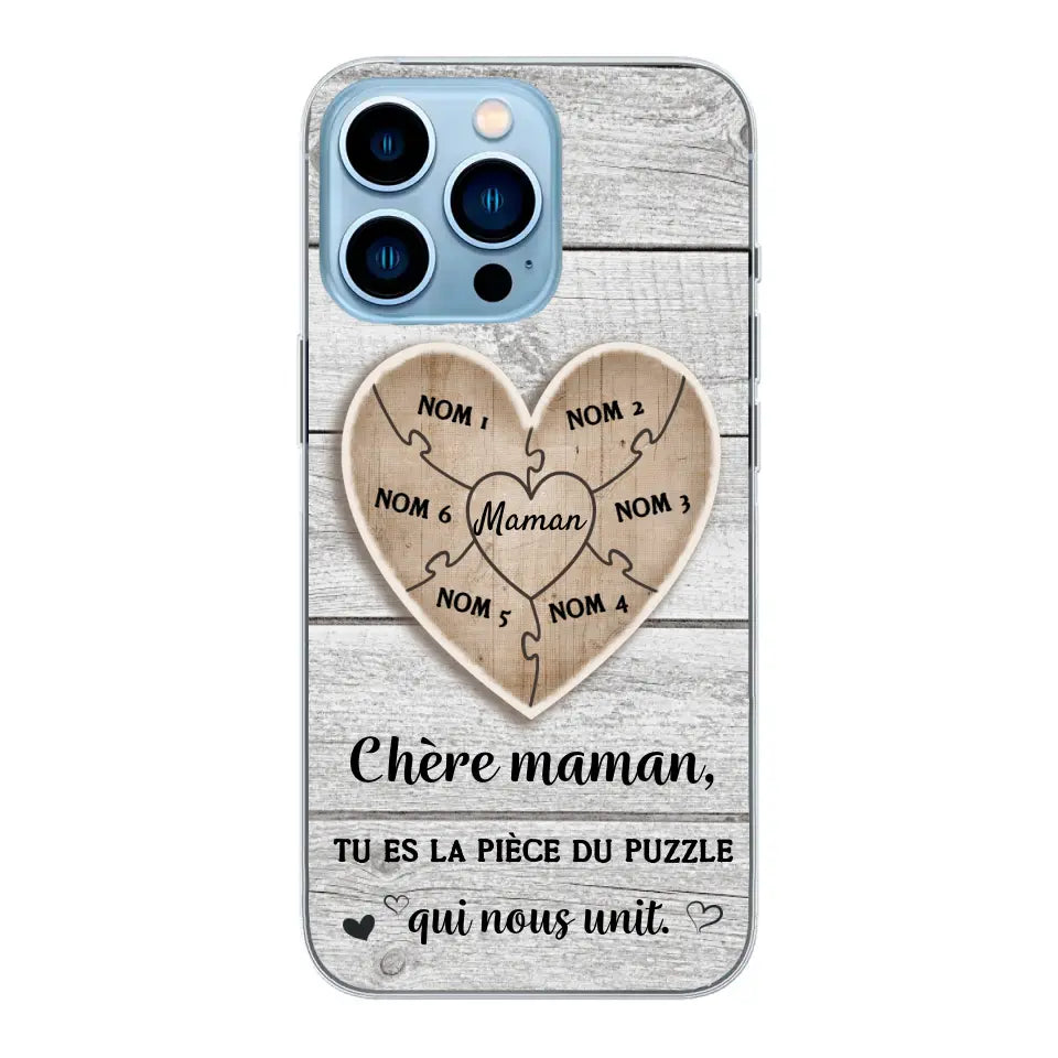 Pièce de puzzle - Coque de téléphone personnalisée