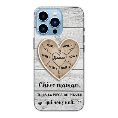 Pièce de puzzle - Coque de téléphone personnalisée
