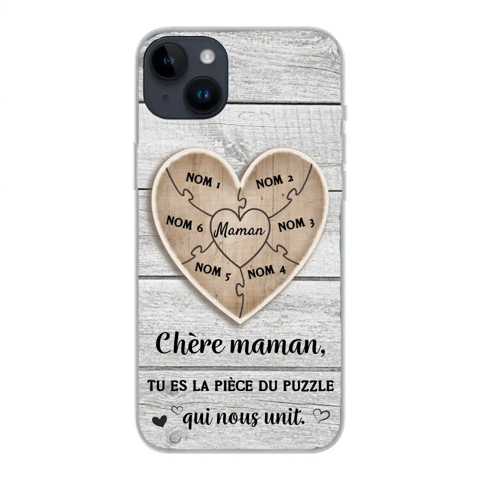 Pièce de puzzle - Coque de téléphone personnalisée