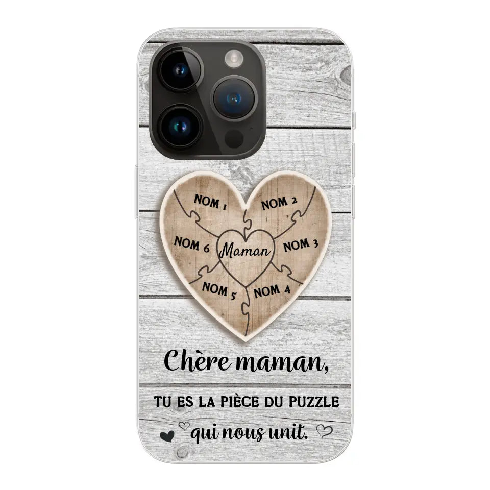 Pièce de puzzle - Coque de téléphone personnalisée