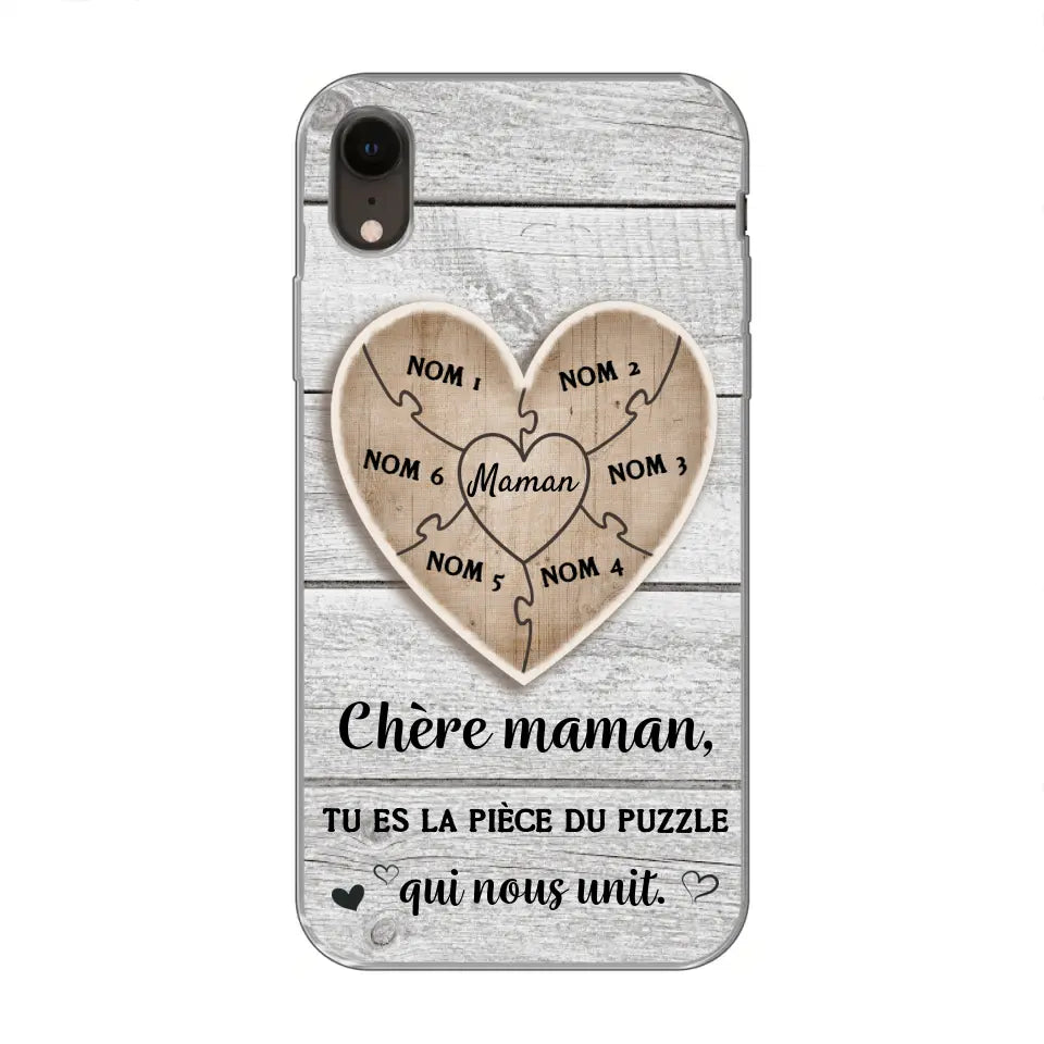 Pièce de puzzle - Coque de téléphone personnalisée