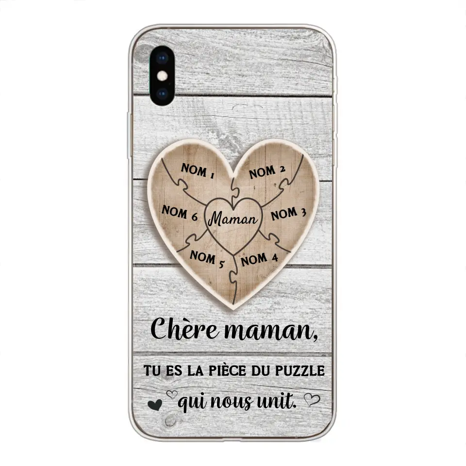 Pièce de puzzle - Coque de téléphone personnalisée