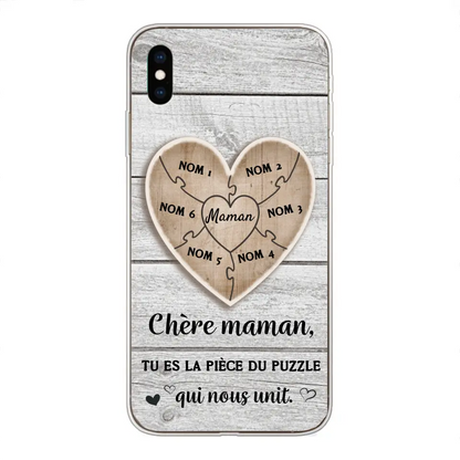Pièce de puzzle - Coque de téléphone personnalisée