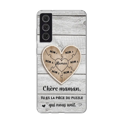 Pièce de puzzle - Coque de téléphone personnalisée