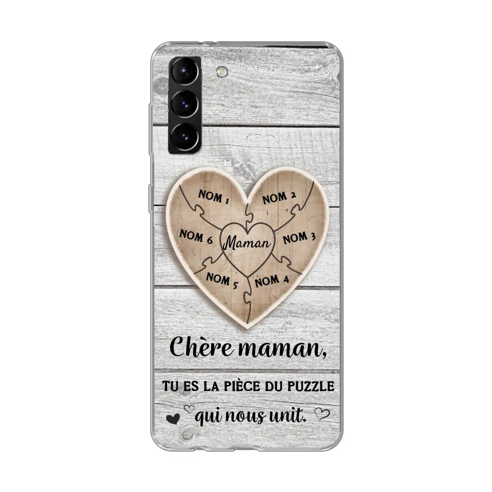 Pièce de puzzle - Coque de téléphone personnalisée