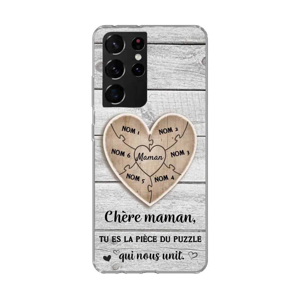 Pièce de puzzle - Coque de téléphone personnalisée