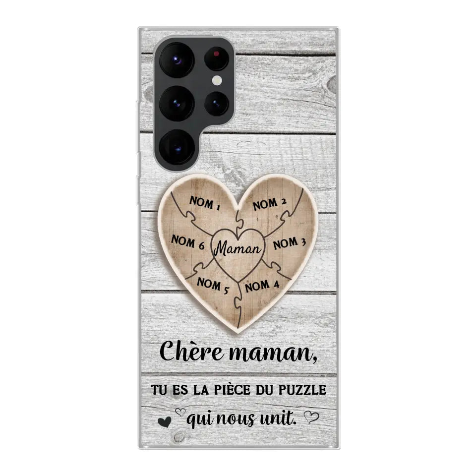 Pièce de puzzle - Coque de téléphone personnalisée