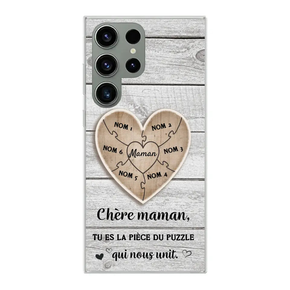 Pièce de puzzle - Coque de téléphone personnalisée