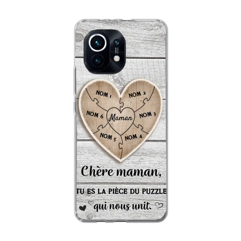 Pièce de puzzle - Coque de téléphone personnalisée
